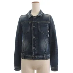 ヤヌーク YANUK デニット DENIT Gジャン デニムジャケット 長袖 XS 青 ブルー