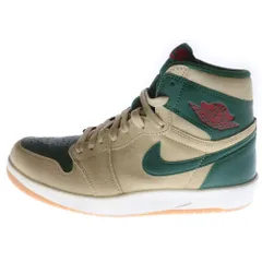 NIKE (ナイキ) 【観賞用 2015年製】 AIR JORDAN 1 HIGH THE RETURN エアジョーダン 1 ハイザリターン ハイカットスニーカー ベージュ/グリーン US8.5/26.5cm 768861-206