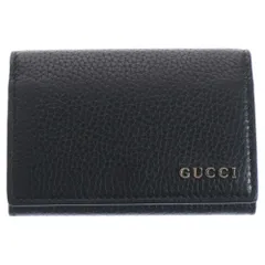 【週末限定‼️最終値下げ‼️】GUCCIイタリア製ブラックレザー名刺入れ 週末限定‼️最終値下げ‼️】GUCCIイタリア製ブラックレザー名刺入れ