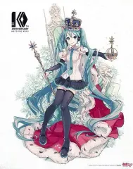 【中古】原画イラストボード 初音ミク 10周年キャンバスパネル