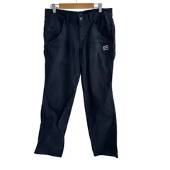 PEARLY GATES(パーリーゲイツ) パンツ サイズ3 L メンズ - ダークネイビー×白 フルレングス