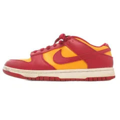 ナイキ NIKE DUNK LOW RETRO CHAMPIONSHIP GOLD スニーカー 26.5cm シューズ ローカット ロゴ 赤 レッド 黄 イエロー DD1391-701 /AE