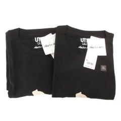 ユニクロ UNIQLO UT タグ付き ショドウ アート SHODO ART グラフィックTシャツ まとめ 2点セット 半袖 XL クルーネック 黒 ブラック 341-427612 /GV