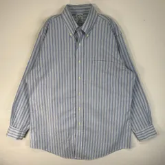 古着 ブルックスブラザーズ Brooks Brothers 長袖シャツ ストライプ マルチカラー REGENT L  ブルー系 マルチカラー メンズ