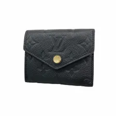 ルイ・ヴィトン(Louis Vuitton) ルイ・ヴィトン 三つ折り財布 モノグラム・アンプラント ポルトフォイユゾエ M62935 ノワールレディース