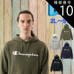 種類10:[10]ブラック/3l チャンピオン champion 大きいサイズ スウェット パーカー  (3L)(4L)(5L)  C3-Q102L