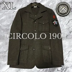 極美品　チルコロ1901 グレーベース　ウールピーコート 2025年最新】CIRCOLO 1901 ピーコート・ウールコートの人気アイテム