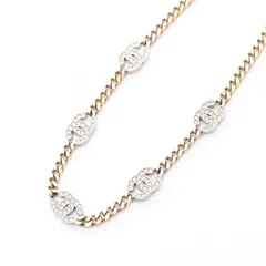 シャネル CHANEL チョーカー ココマーク GP（ゴールドメッキ） CCマークチョーカーネックレス レディース Used A