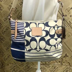 コーチ ショルダーバッグ サコッシュ シグネチャー デニム FZ158