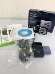 ％3【通電動作確認み】Panasonic LUMIX DMC-FX500 コンデジ 　【カメラ】【1】