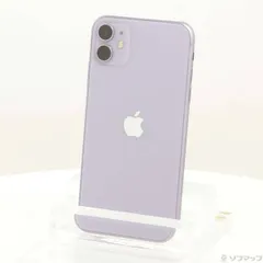 〔中古品〕 iPhone11 64GB パープル MWLX2J／A SIMフリー【297】