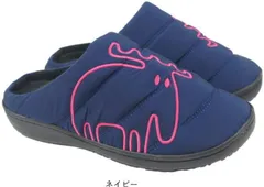 モズ moz レディース サボサンダル クロッグ サンダル つっかけ 靴 裏起毛 暖かい 軽量 アウトドア キャンプ ブラック 黒 女性 母の日 作業靴 秋 冬 armoz477 ネイビー