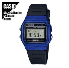 CASIO Collection カシオ スタンダード デジタル F-91WM-2AJH 腕時計 ブルーベゼル メンズ レディース