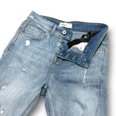 ZARA MAN ザラマン クラッシュ加工 ストレッチ スリムテーパード