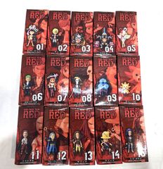 [다카마쓰 43-0005] 월드 콜렉터블 피규어 ONE PIECE FILM RED 01~15 15상자 세트 [미개봉/60]