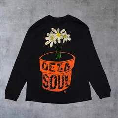 De La Soul デ・ラ・ソウル 長袖Tシャツ ラップ ヒップホップ バンド バンT ロンT ブラック BB088