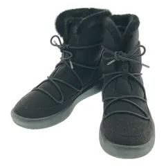 【美品】  Columbia / コロンビア | レースアップ ムートンブーツ | 24 | ブラック | レディース