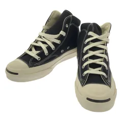 【新品】  CONVERSE ADDICT / コンバースアディクト | JACK PURCELL CANVAS MID ジャックパーセル キャンバス ミッドカット スニーカー | 24 | ブラック | レディース