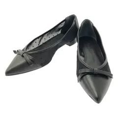 【新品】  TSURU by Mariko Oikawa / ツルバイマリコオイカワ | ポインテッドトゥ メッシュ ドット パンプス | 34 | ブラック | レディース