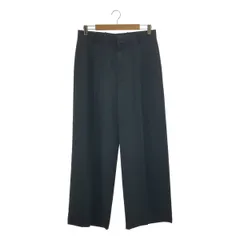 H BEAUTY&YOUTH / エイチビューティアンドユース | 2025SS | ライトギャバ 1 プリーツ ワイドパンツ | M | ブラック | メンズ