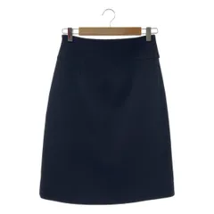 YOKO CHAN / ヨーコチャン | トリアセテート サイドジップ スカート | 38 | ブラック | レディース