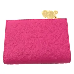 【美品】  Louis Vuitton / ルイヴィトン | × TM 村上隆コラボ M14087 Lisa Wallet モノグラム ポルトフォイユ リサ ウォレット 二つ折り財布 | ピンク | レディース