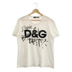 DOLCE&GABBANA / ドルチェ&ガッバーナドルガバ | コットン ロゴプリント Tシャツ | 42 | ホワイト | レディース