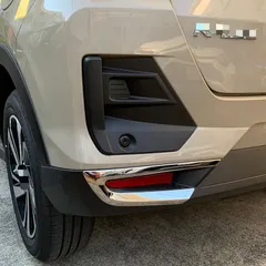 【送料無料】トヨタ RAIZE（ライズ）専用 後バンパー用304ステンレス製 後射灯リングフレーム＆フグライトカバー 鏡面仕上げZX06