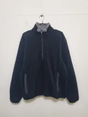 ナイキ サーマフィット フリース ハーフジップ 長袖Tシャツ/メンズL