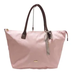 BLUE LABEL CRESTBRIDGE(ブルーレーベルクレストブリッジ) ショルダーバッグ - ライトピンク×ダークブラウン レザー