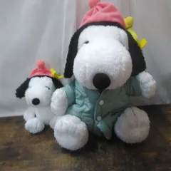 ぬいぐるみ  ピーナッツ  スヌーピー2体セット  Q950