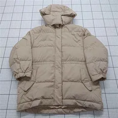 ◇ ⊇ ナノ・ユニバース nano・universe ダウンジャケット ベージュ系 36 レディース E  【1510070001498】