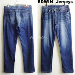 エドウィン　ジャージーズ ER177L　ｗ80　テーパード　ストレッチデニム　ナイロン混　レディース　藍青　EDWIN