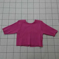 ◇ ⊂ mystic ミスティック プリーツカットソー ピンク系 レディース Fサイズ E  【1510290001117】