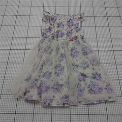 ◇ ⊂ エニィファム anyFAM 花柄チュールワンピース 130サイズ キッズ E  【1510290000950】