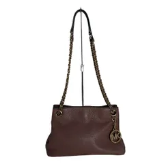 MICHAEL KORS(マイケルコース) ショルダーバッグ - 35T6GTCM2L ピンクベージュ チェーンショルダー/2way レザー