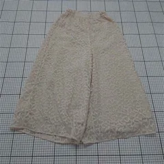 ◇ ⊂ プロポーションボディドレッシング PROPORTION BODY DRESSING レースワイドパンツ ベージュ系 レディース 2 E  【1510290004118】