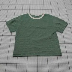 ◇ ⊂ ユナイテッドアローズ A DAY IN THE LIFE ボーダーTシャツ グリーン系 レディース E  【1510290008635】