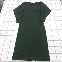 ◇ ⊇ ワンピース Ungrid アングリッド パフスリーブワンピース ブラック系 レディース F E  【1511060031020】