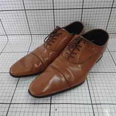 ◇ Θ リーガル REGAL ストレートチップ レザーシューズ ブラウン系 24.5cm メンズ E  【1510290016036】