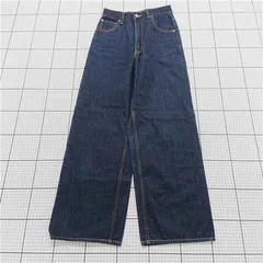 ◇ Θ アズールバイマウジー AZUL BY MOUSSY 250AAW11-A114 ワイドデニムパンツ レディース 25 E  【1511060032294】