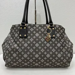 7434　russet ラシット　トートバッグ　グレー　レディース　ナイロン　レザー　モノグラム　シンプル　きれいめ　上品　チャーム付き　ポケット多数　通勤　通学　仕事用バッグ　普段使い