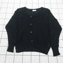 ◇ ⊇ forksy. フォルクシー FOcd533 ニットカーディガン ブラック系 レディース F E  【1511110044864】