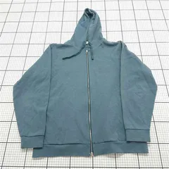 ◇ Θ ユナイテッドアローズ グリーンレーベルリラクシング ジップパーカー Lサイズ メンズ ブルー系 E  【1511110046264】