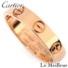 カルティエ Cartier ミニラブ リング 指輪 ピンクゴールド K18PG 9.5号 中古 プレラブド 返品OK
