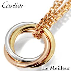 カルティエ Cartier トリニティ ペンダントネックレス ミニモデル B7224816 ピンクゴールド K18PG 中古 プレラブド 返品OK