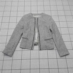 ◇ ⊇ コムサイズム COMME CA ISM ノーカラージャケット 12-07GS09 Mサイズ レディース E  【1511120009440】