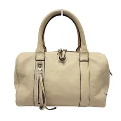 TORY BURCH(トリーバーチ) ハンドバッグ - ピンクベージュ レザー