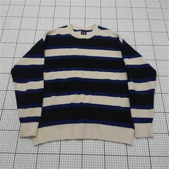 ◇ ⊇ ギャップ GAP ボーダー クルーネックニット セーター Sサイズ メンズ E  【1511120009822】