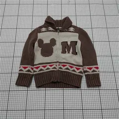 ◇ ⊇ ベビーギャップ baby GAP ディズニー Disney ミッキーマウス ニットジャケット 4歳 105cm キッズ E  【1511120011290】